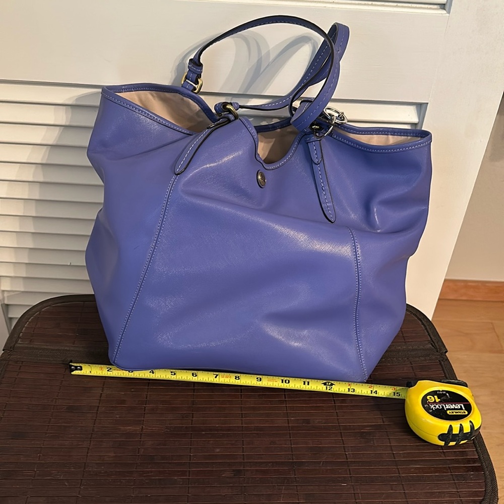 Periwinkle coach shoulder bag